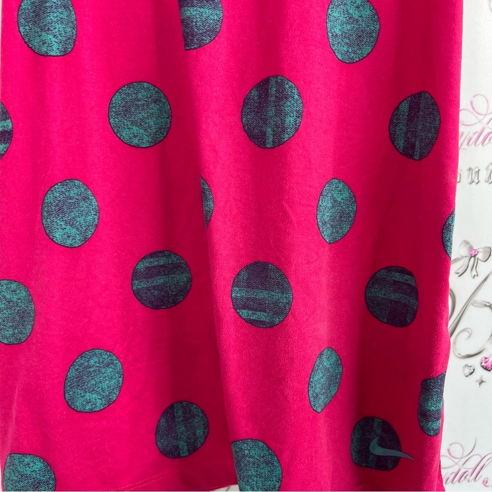 Nike tank top polka dots dotted purple Pink and Blue Polka Dot Tank Top - Picture 4 of 7